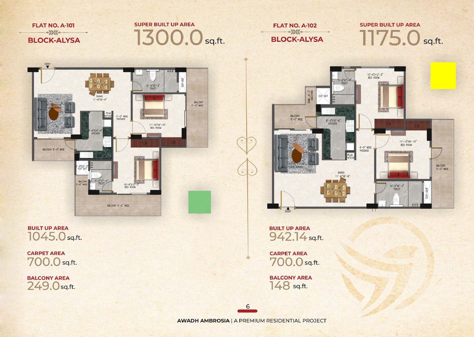 Awadh Ambrosia Floor plan